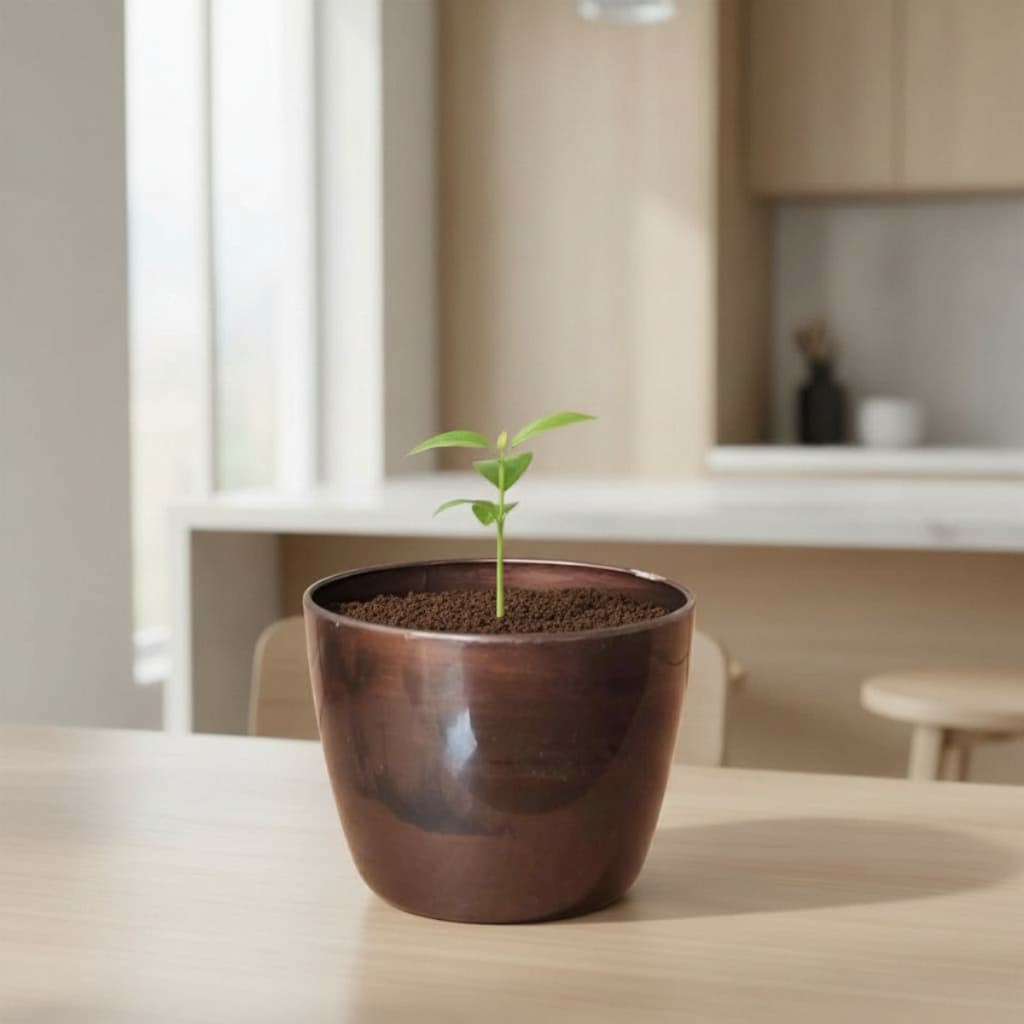 Vaso Cachepô Elegance Redondo Tamanho 01 Nutriplan Colorido Design Moderno Decorativo Casa Jardim
