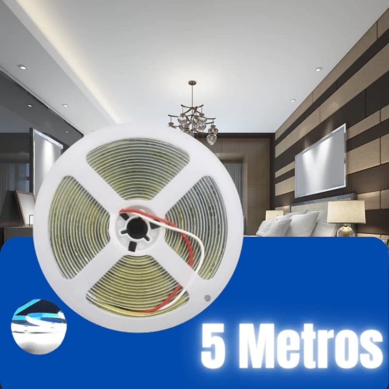 Fita LED COB 12V 5M 320 LEDs/m 3000K/4000K/6000K para Decoração