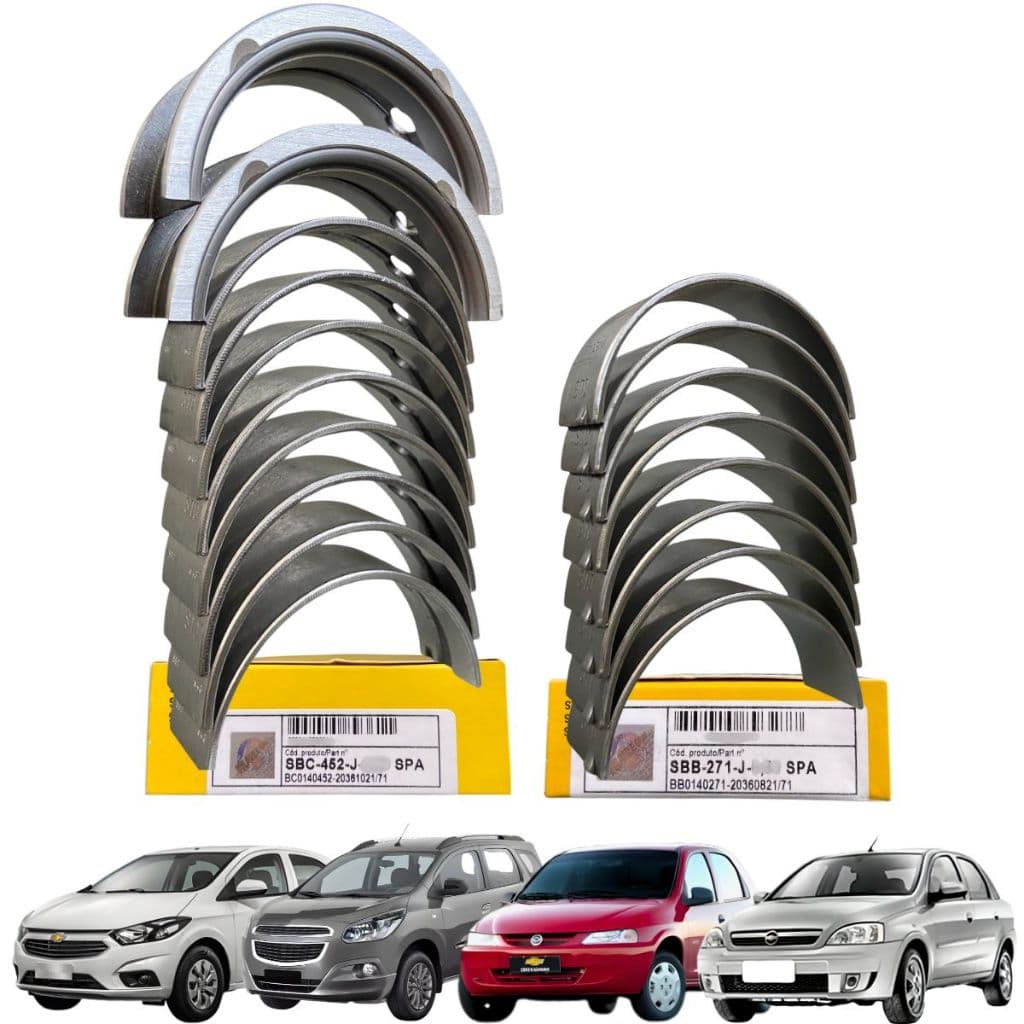 Bronzina Biela E Mancal Std Corsa Celta Onix Spin Meriva 16V 8V