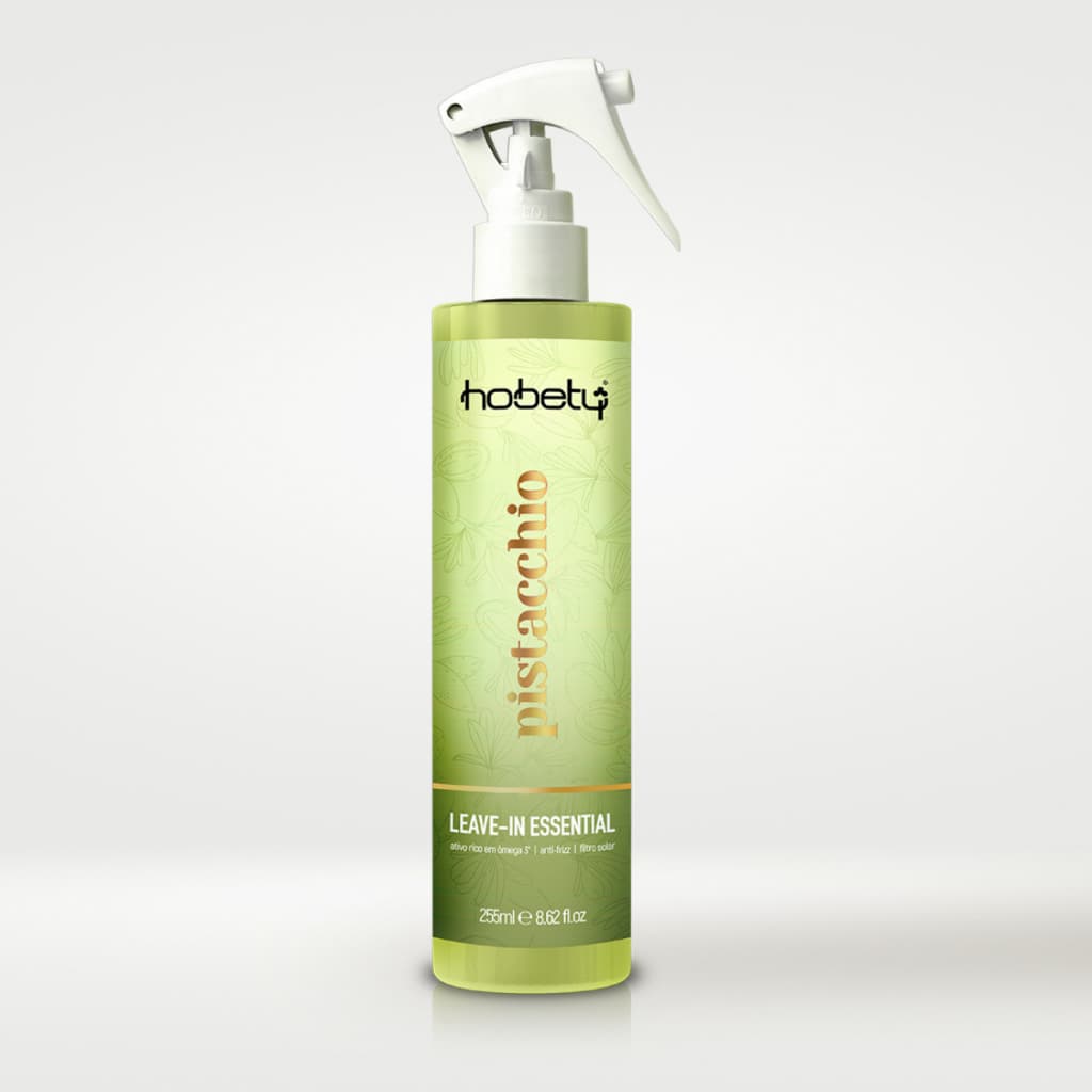 Leave-in Essential Pistacchio Hobety 250ml - Finalizador Anti-Frizz Hidratante