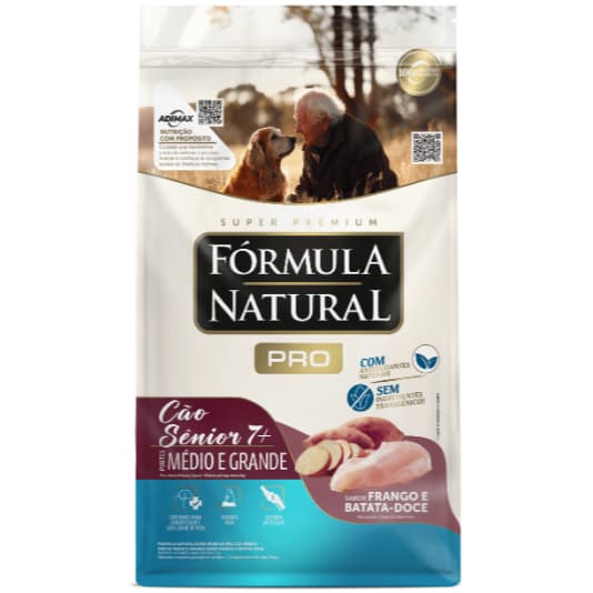 Ração Fórmula Natural Pro  Cães Sênior 7+ Portes Médio e Grande 15 kg
