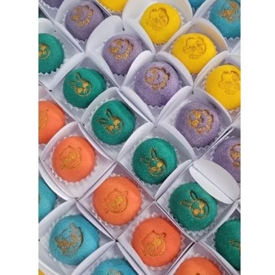 Kit de 5 Carimbos Para Doces e Brigadeiros | Carimbo Bolofofo | Molde Para Doces de Festa