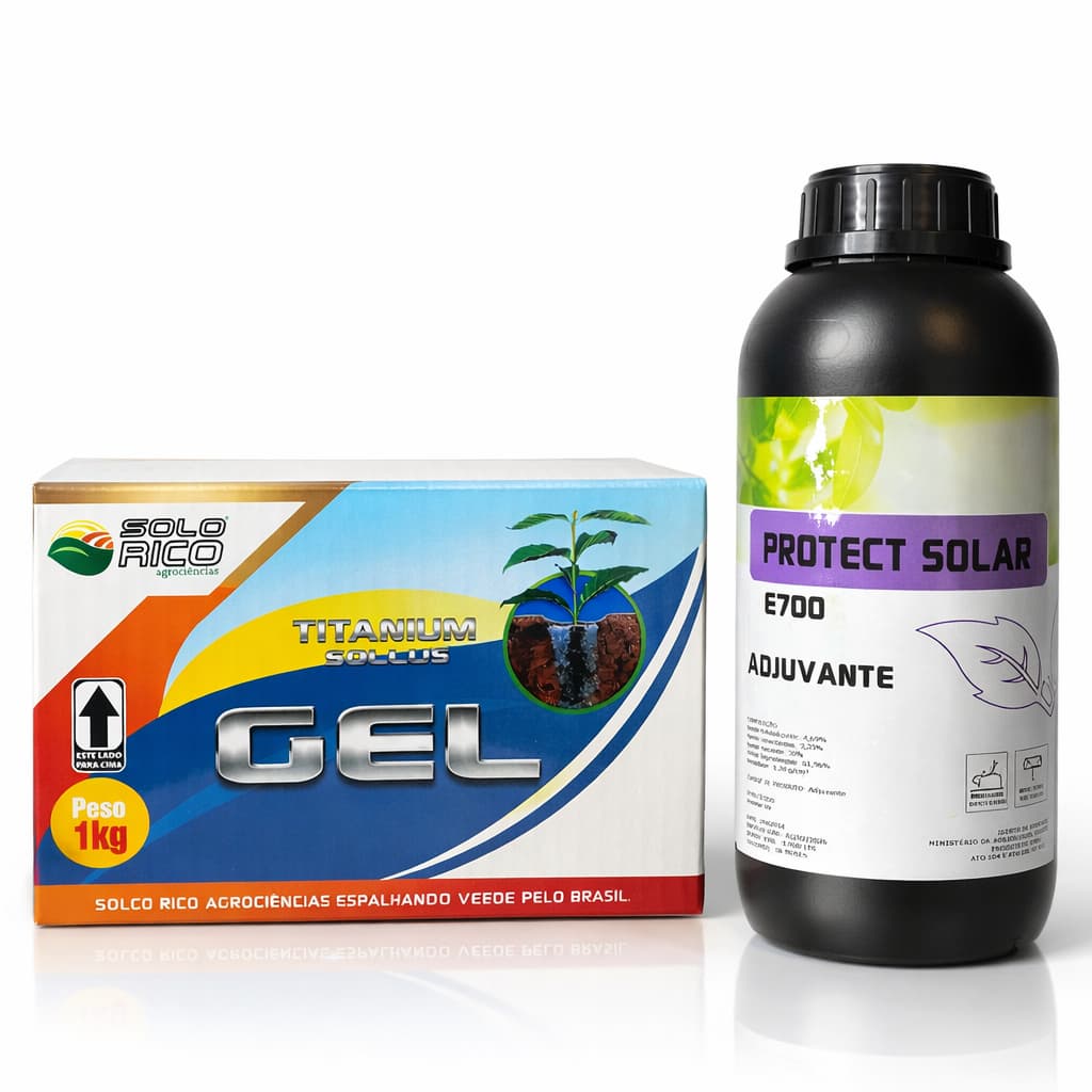Combo Anti Estiagem e seca Gel 1kg + Protetor Solar E700 1L
