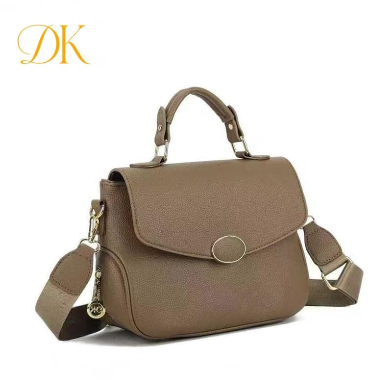 Bolsa Feminina Baú Transversal Ombro Mao Alça Removivel Couro PU DEC6047 DUKEMODA