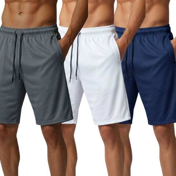 Kit 4 Bermuda Masculina Chimpa Esporte Fitness Treino Roupas Esportivas
