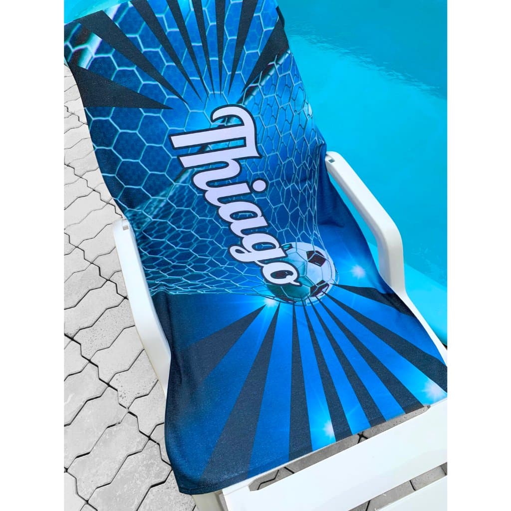 Toalha de Praia Personalizada - Futebol