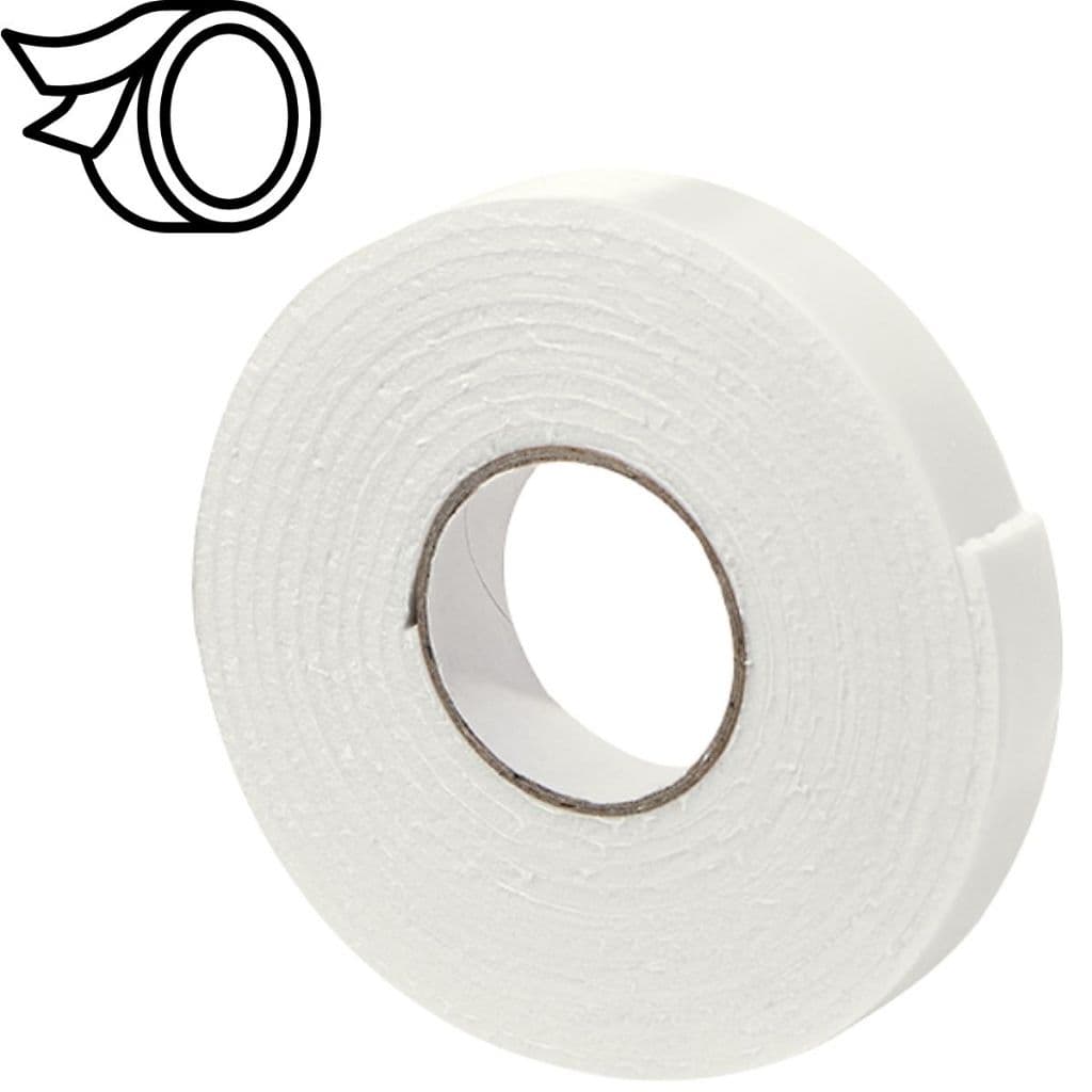 Fita Dupla Face Diâmetro 10cm C/Extensão 3 Metros Branca