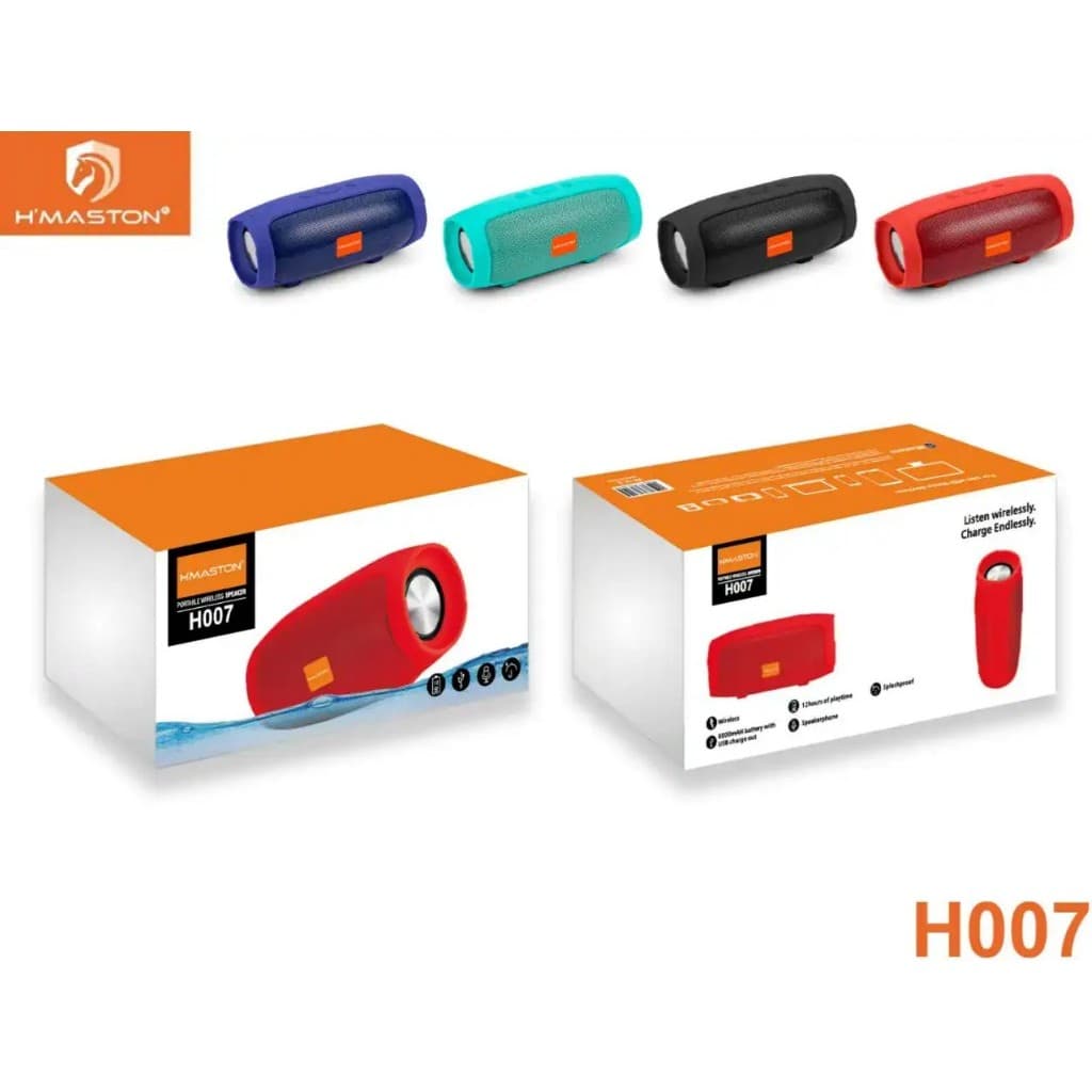 H'Maston H007 Caixa de Som Portátil Bluetooth