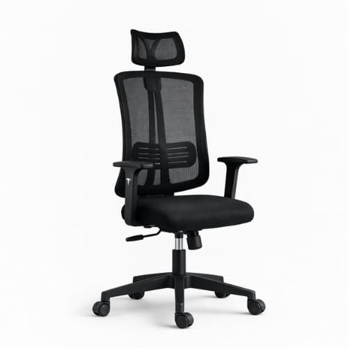 Cadeira Presidente Ergonômica Tela Mesh Confortável Ajuste Altura com Relax