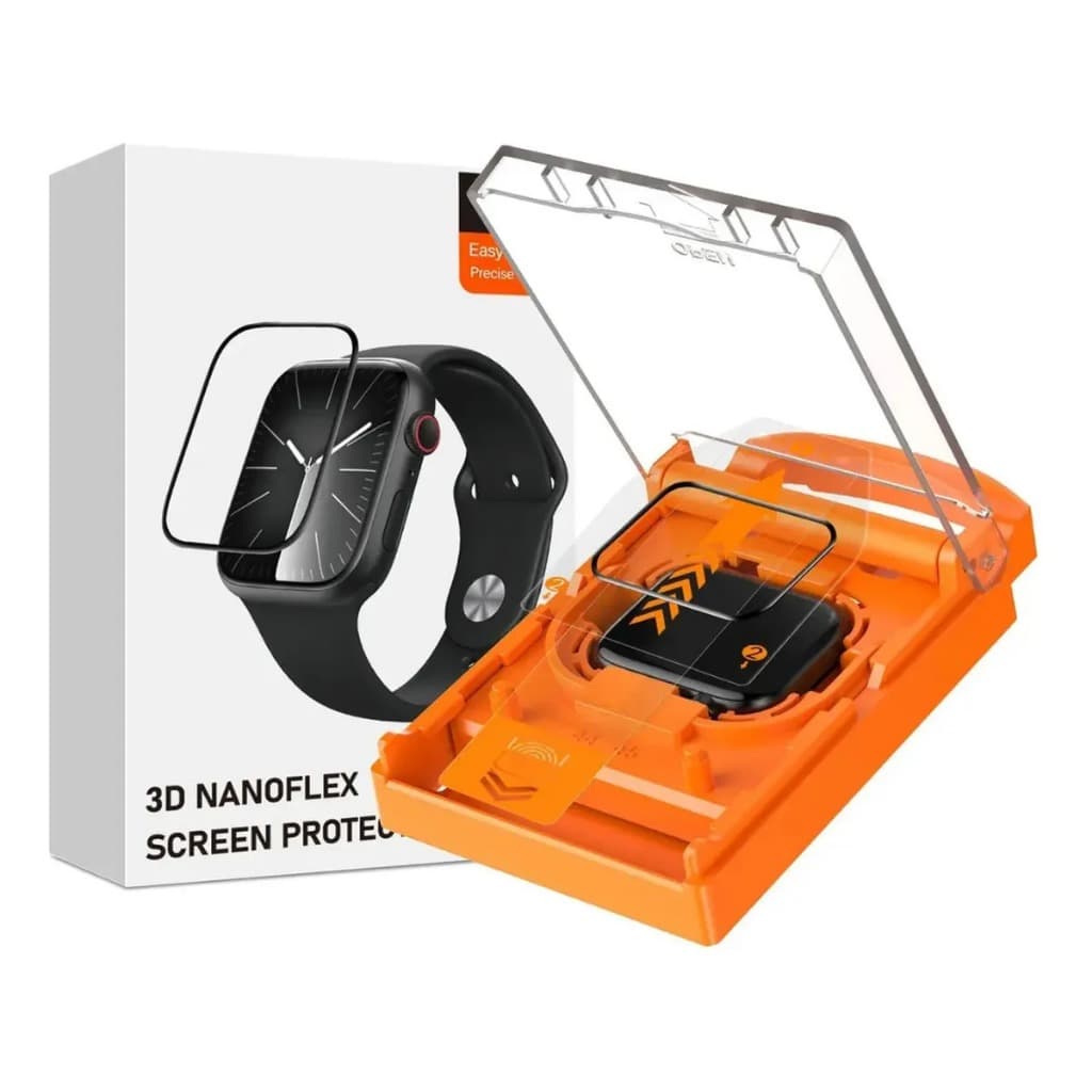 Película Para Apple Watch 46mm 3d Nanoflex Premium Com Aplicador