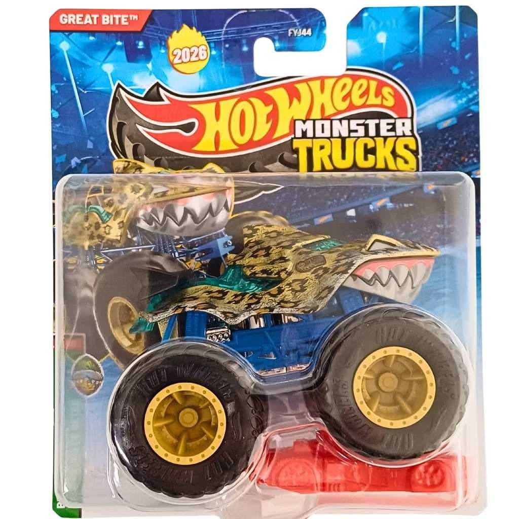 Monster Truck Hot Wheels Escala 1:64 Caminhão De Brinquedo 4+ Anos Em Metal - Mattel