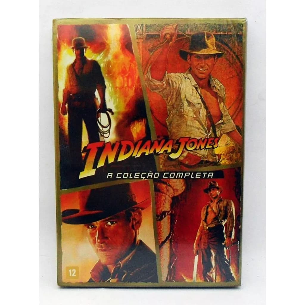 Indiana Jones: A Coleção Completa - 4 DVDs (Edição Especial de Colecionador) 🤠