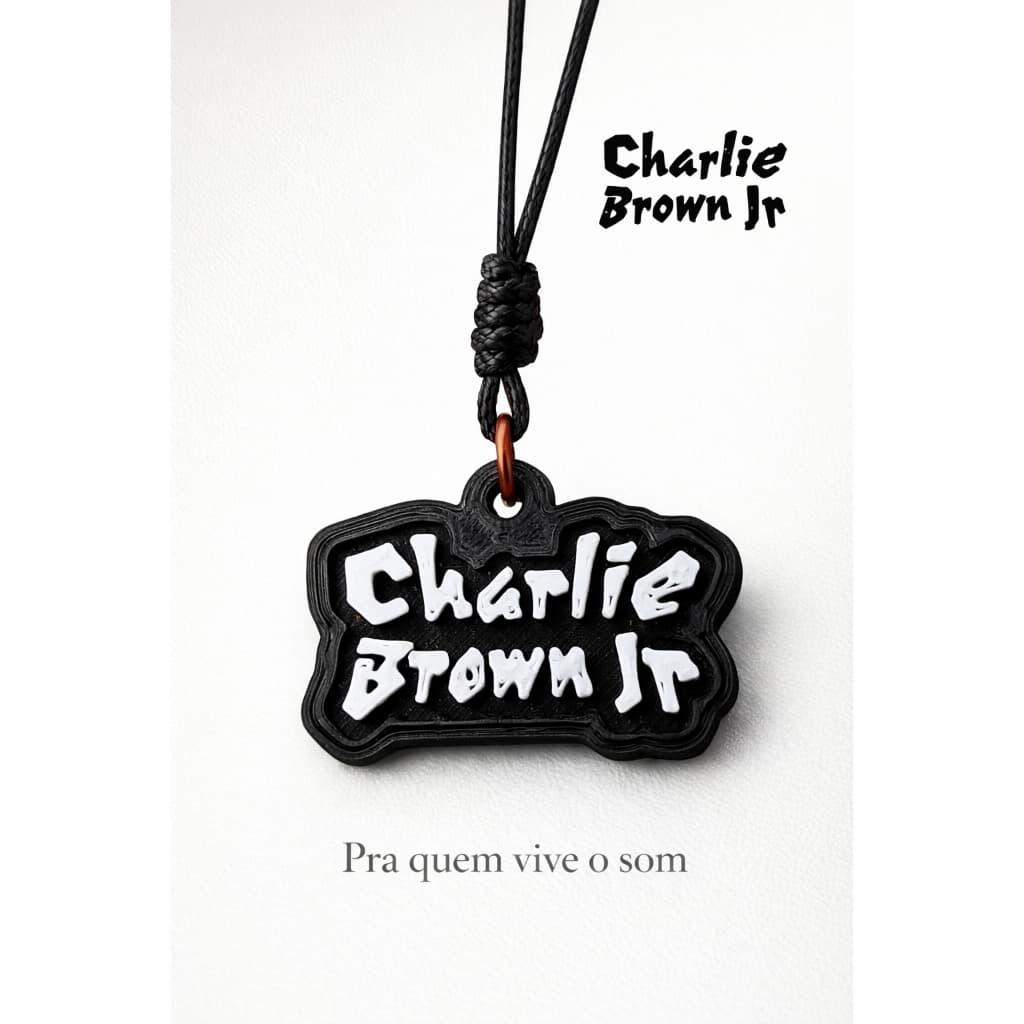 Colar Charlie Brown Jr -  CBJR - Chorão - Pingente Charlie Brown Jr