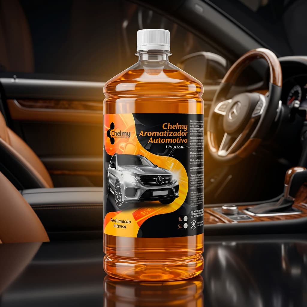 Aromatizador Automotivo Odorizante 1L Fragrância Baunilha Vanilla Perfumação Intensa e Duradoura para Interior do Carro