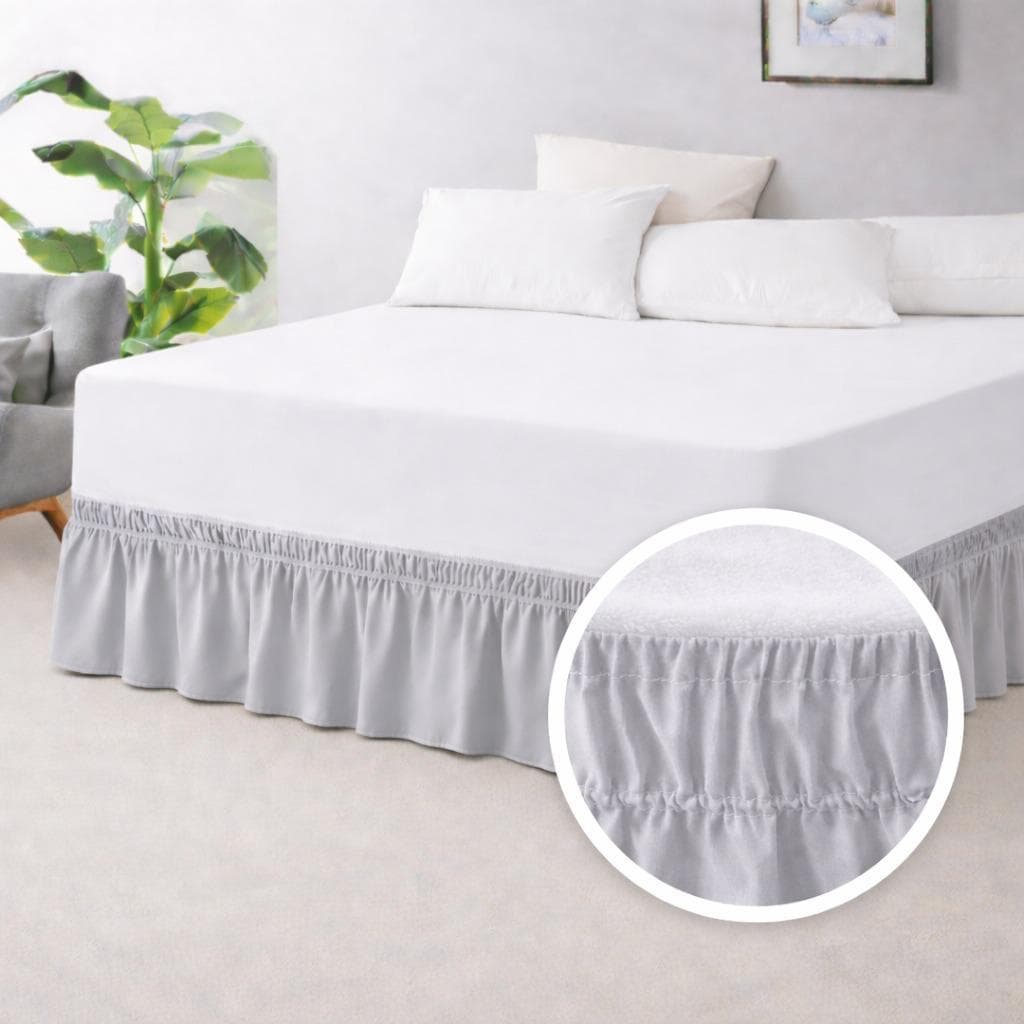 Saia Cama Box 300 Fios Tamanho Universal (Solteiro, Casal, Queen e King) Para Cama Box Size