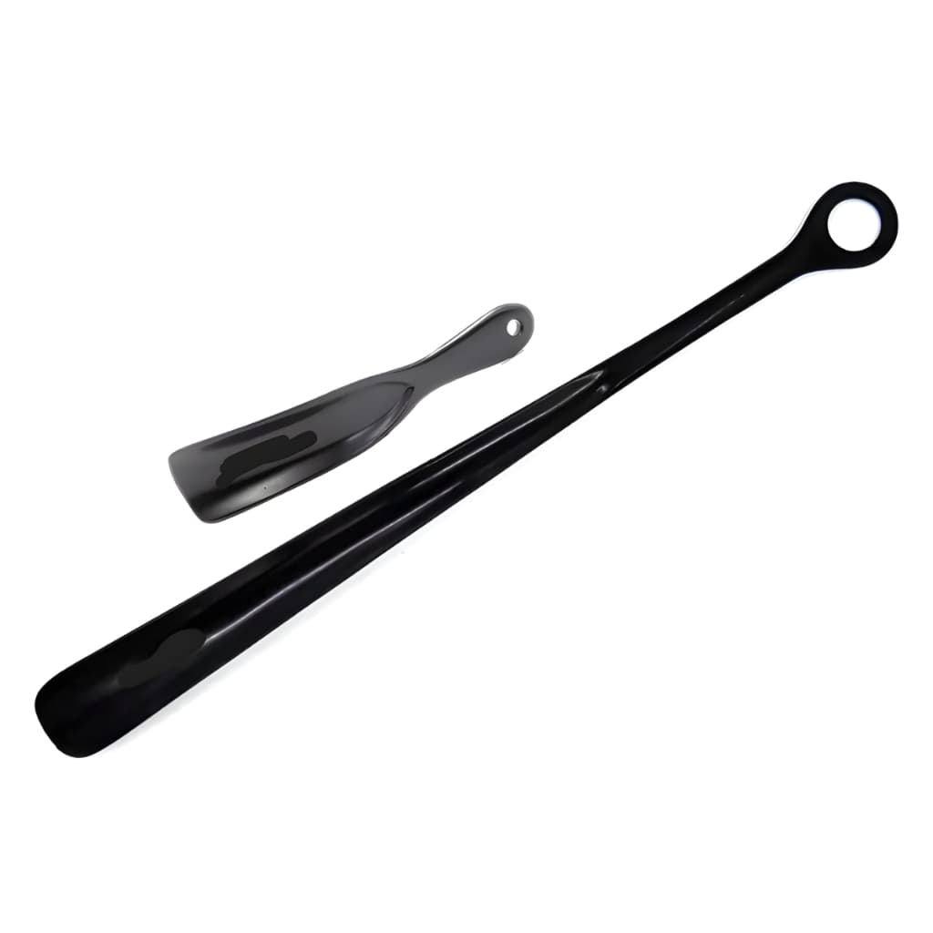 Kit Calçadeira Longa + Calçadeira Pequena Facilita Calçar Sapatos Sem Danificar Profissional Durável