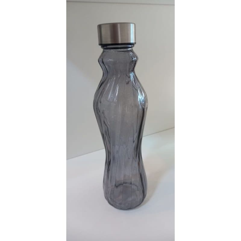 Garrafa De vidro 500 ml Com tampa inox resistente,Academia,trabalho,treino,Água