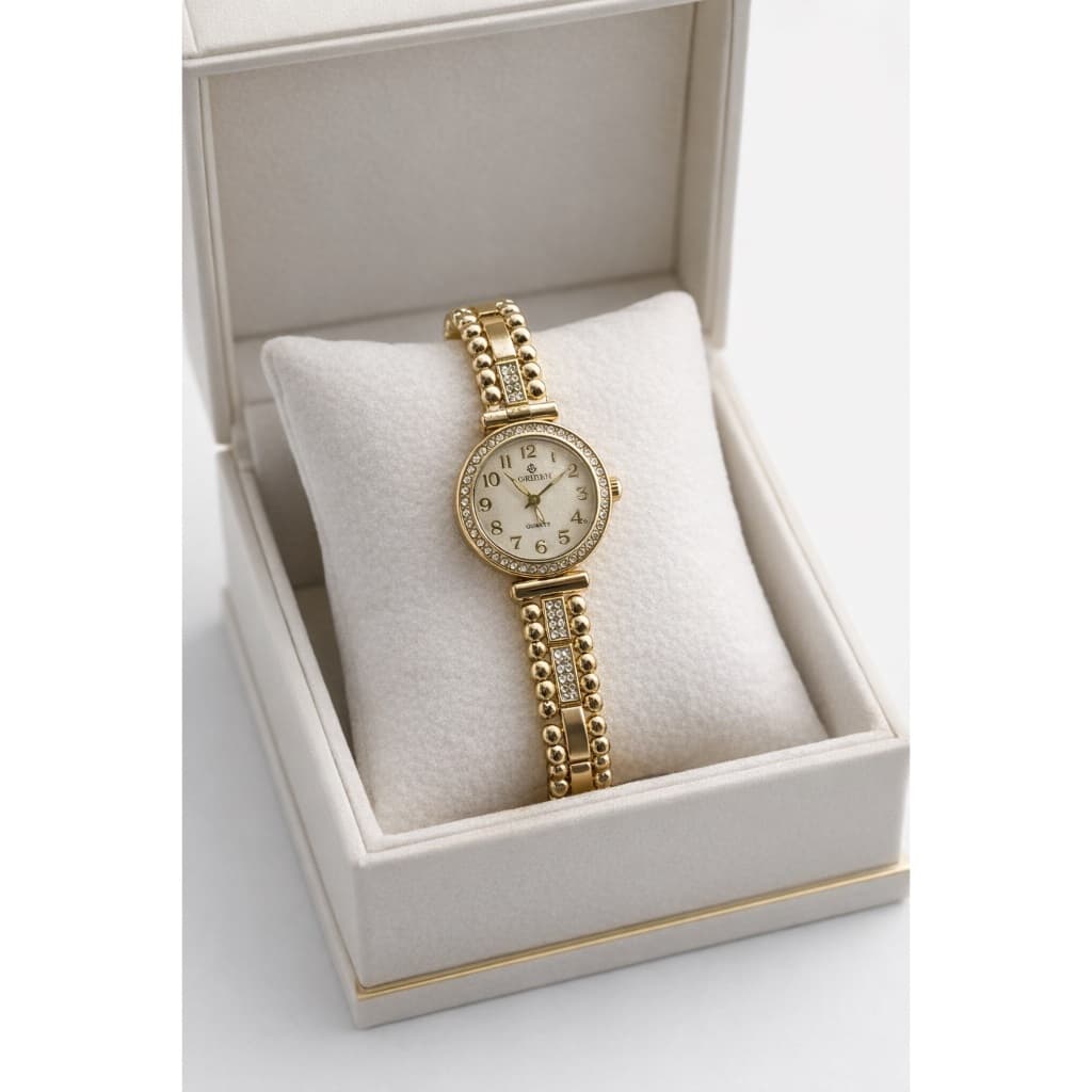 Relógio feminino Luxo Minimalista analógico Fino Slim Pedraria Strass Delicado- Ideal para presente mulher, natal 2342