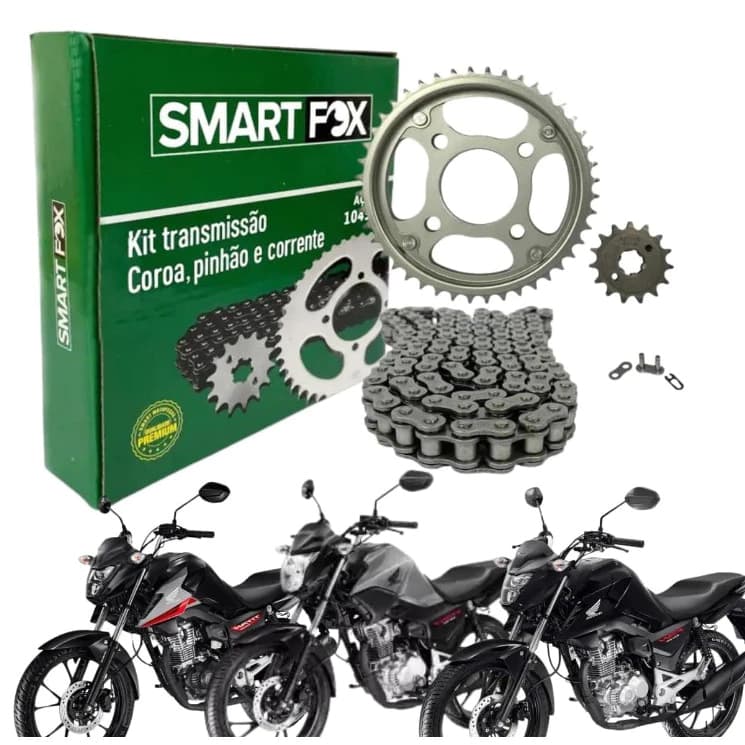 KIT RELAÇAO S/RET TITAN 160/FAN 160/START 160/CARGO 160 16-26 - SMART FOX