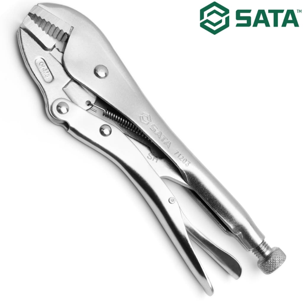 Alicate Pressão Mordente Reto Sata de 10" ST71203ST