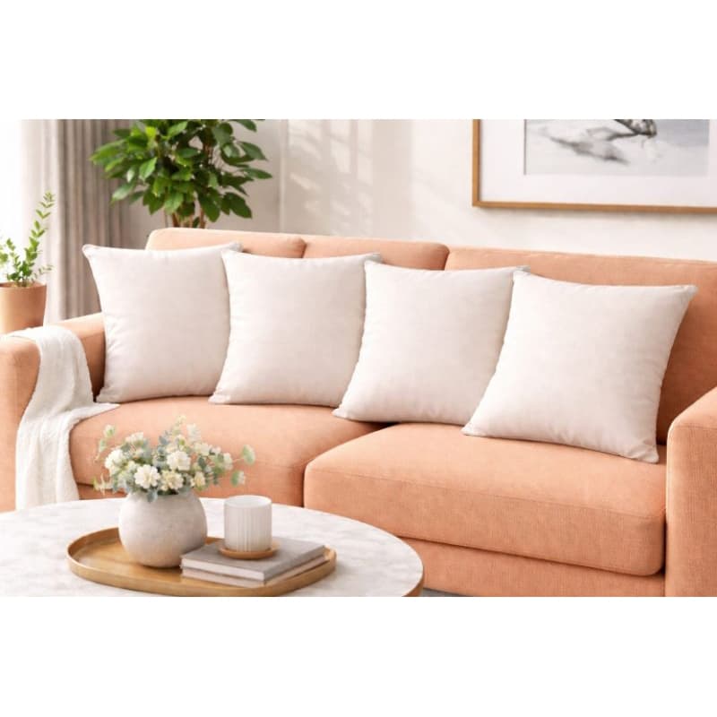 Kit 4 Capas de Almofada para Sala de Estar Poltronas Decorativa em Tecido Reforçado