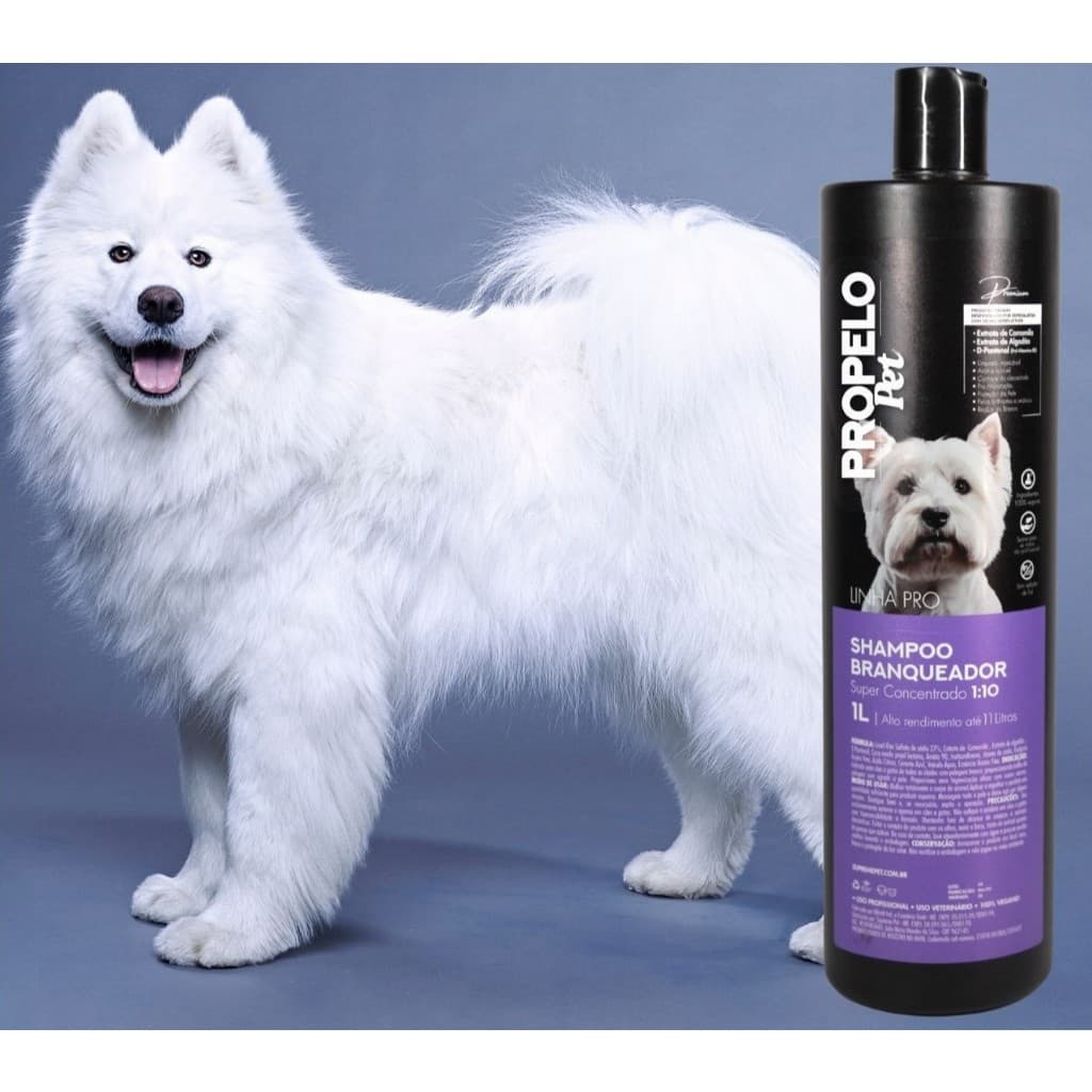 SHAMPOO PET Branqueador Clareador Incrível Concentrado 1L 1:10 Faz 11L