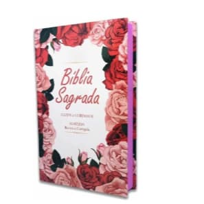 Biblia sagrada da mulher c/harpa cristã, almeida revista e corrigida