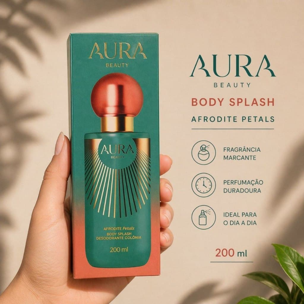 BODY SPLASH AFRODITE PETALS AURA BEAUTY JADE PICON 200ML
