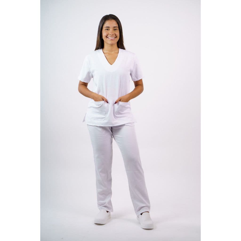 Conjunto Pijama Scrub Cirúrgico Hospitalar feminino de Oxford