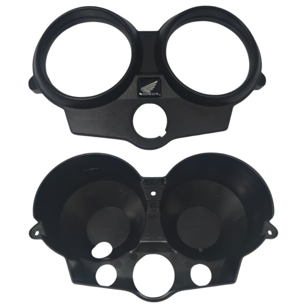 Kit Carcaça Inferior e Superior Painel CG Fan 125 2005 a 2013 Com Lente