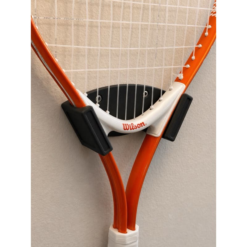 Suporte De Parede Para Raquete De Tênis E Beach Tennis Organizador Porta Raquete ABS Premium