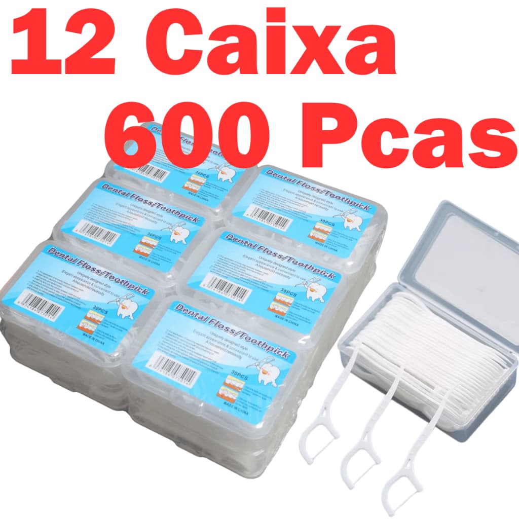 kit 200，400，600 Fio Dental Infantil em Formato de Arco Ultra Fino para uma Limpeza Eficaz