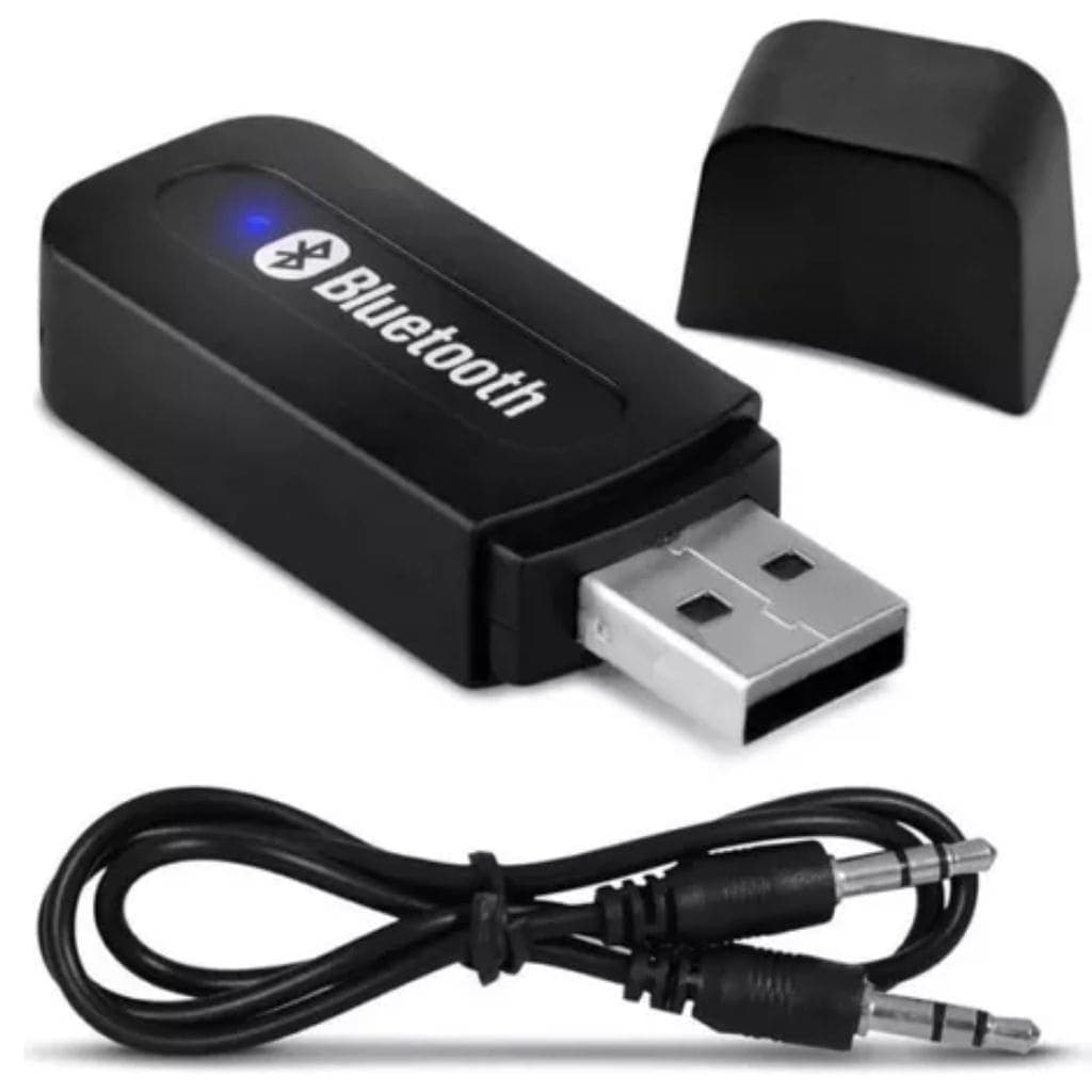 Adaptador Bluetooth Usb Som Carro P2 Transmissor Áudio Receptor Musica Celular