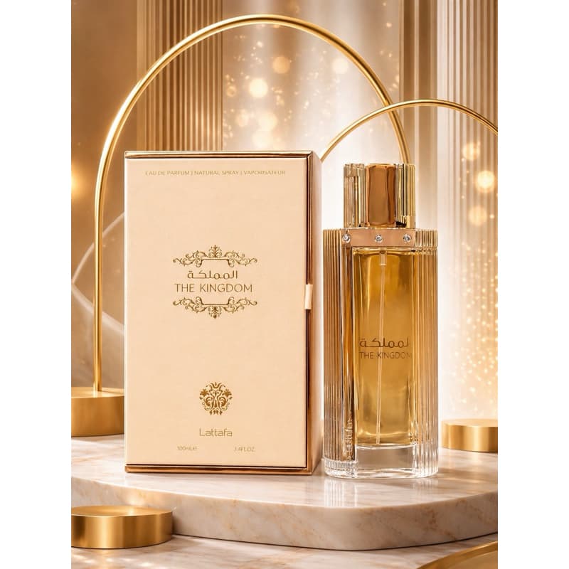 Perfume Árabe Feminino The Kingdom By Lattafa Perfumes EDP ROSA FEM 100ml EDP Original