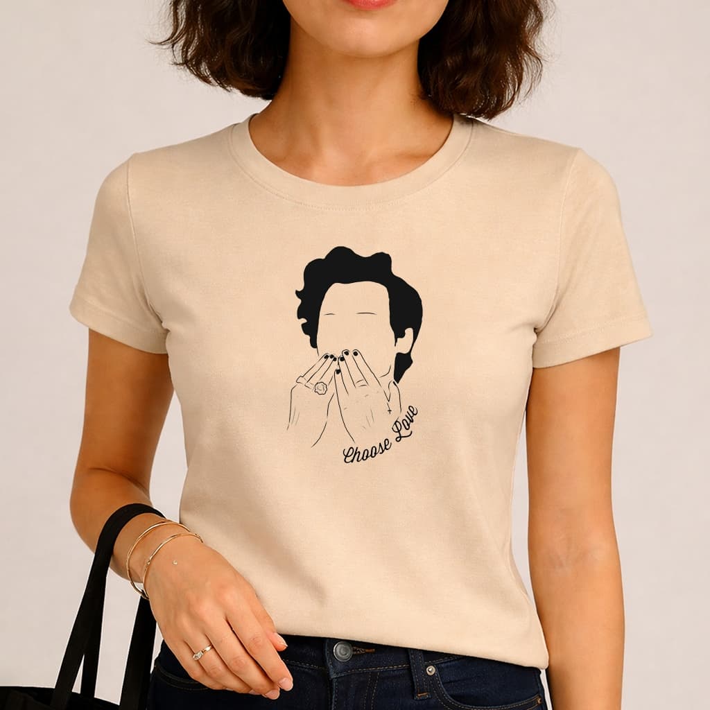 Camiseta Blusinha Babylook Feminina Harry Styles Tendencia Banda Cantor 100% Algodão Promoçao
