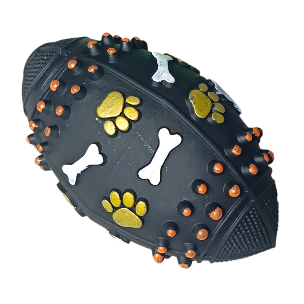 Mordedor Brinquedo Bola Futebol Americano Pet Grande 20 cm C/ Apito a A Mais Resistente