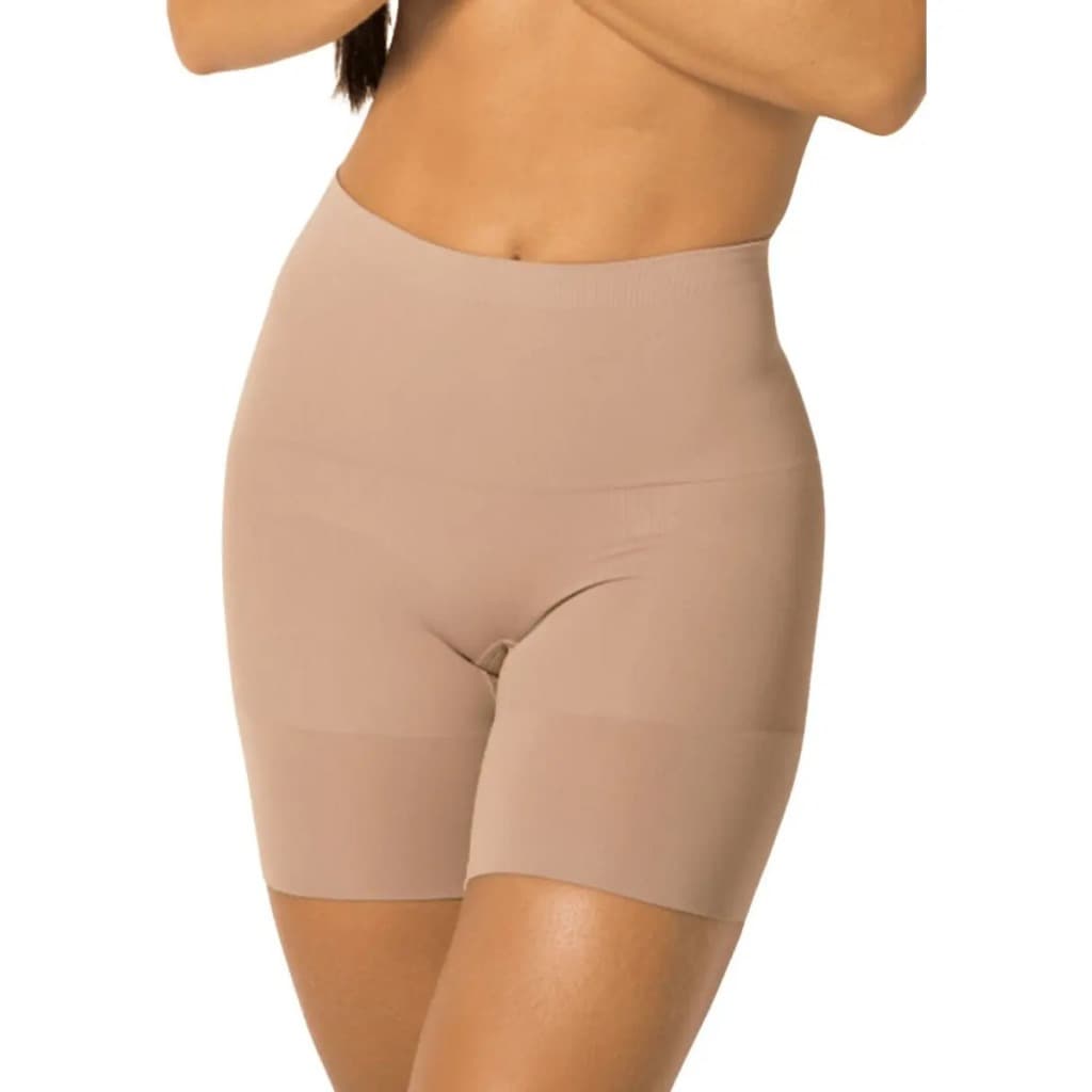 Bermuda Modeladora Alta Compressão Shortinho Feminino Modela Sem Apertar Sem Costura Trifil