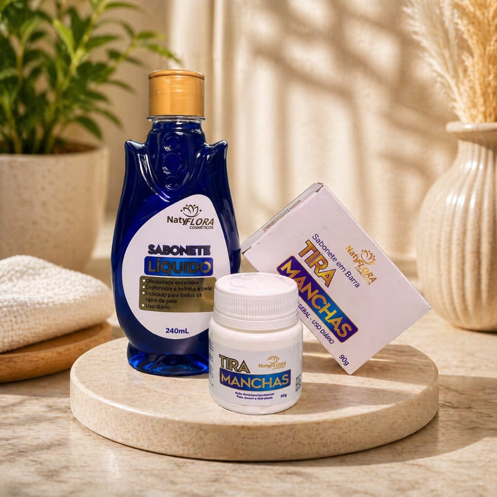 Kit 3 Clareado de Manchas Escuras e Melasma A Pronta Entrega