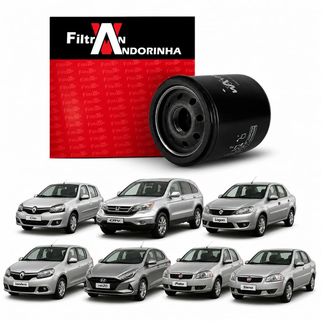 Filtro De Óleo Ftm5 Palio Siena Clio Crv Logan Sandero Hb20
