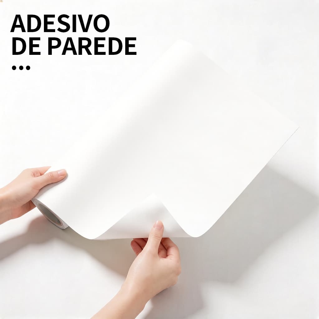 Papel de Parede Autoadesivo 5m x 45cm, Revestimento Colante Fácil Aplicação