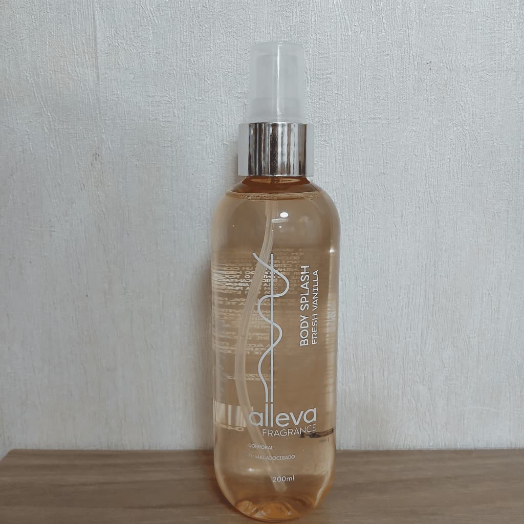 Body Splash fresh vanilla baunilha 200ml alleva