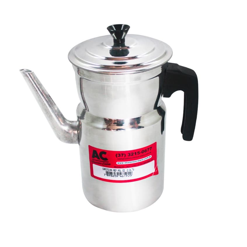 Cafeteira de Aluminio Bule Café Chá Leite
