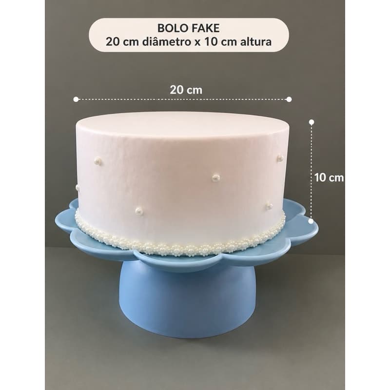 Bolo fake, mesversário, bolo decoração