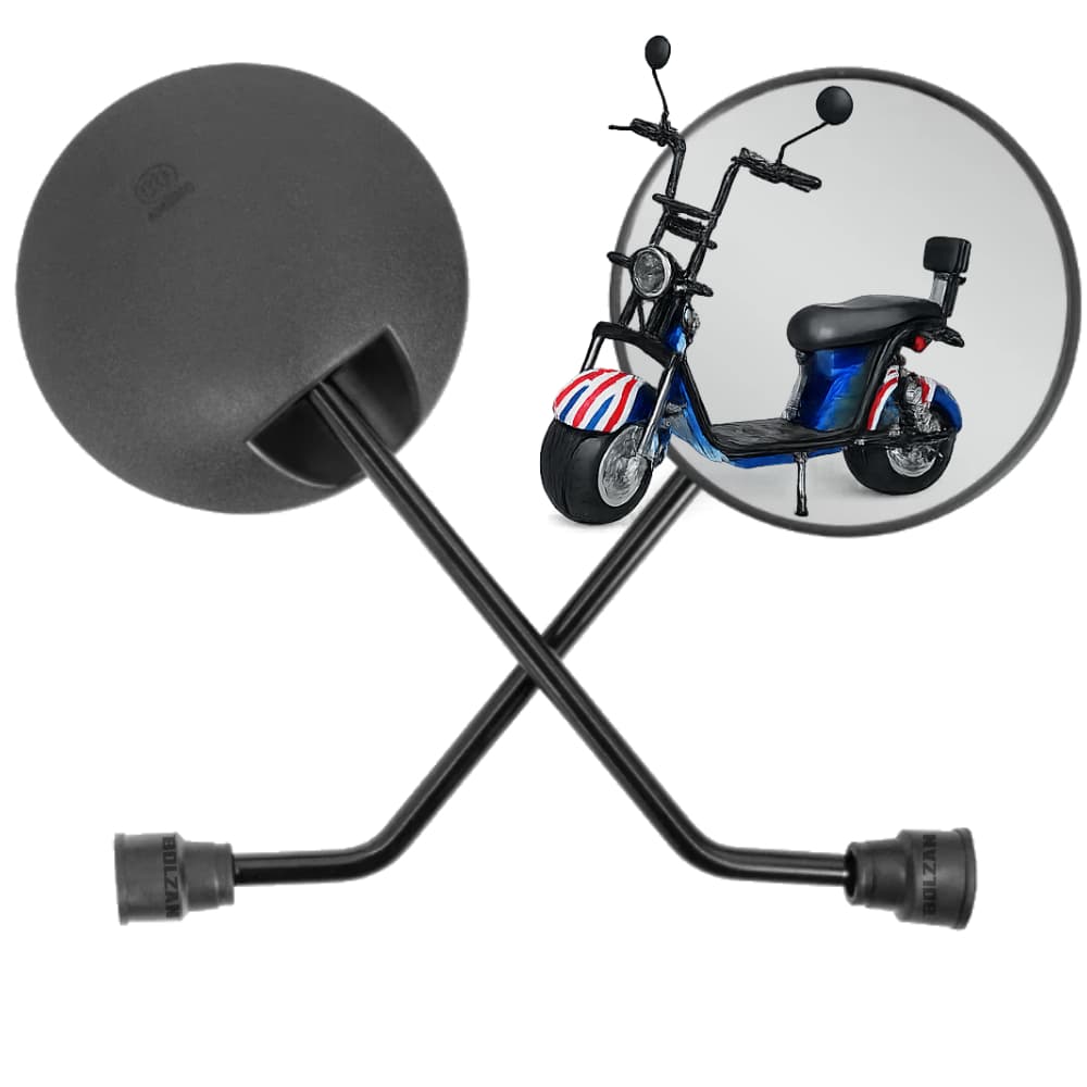 Retrovisor Original Scooter Elétrica X12 X11 CityCoco R13 M8 8mm Par Wehawk X7 WX11