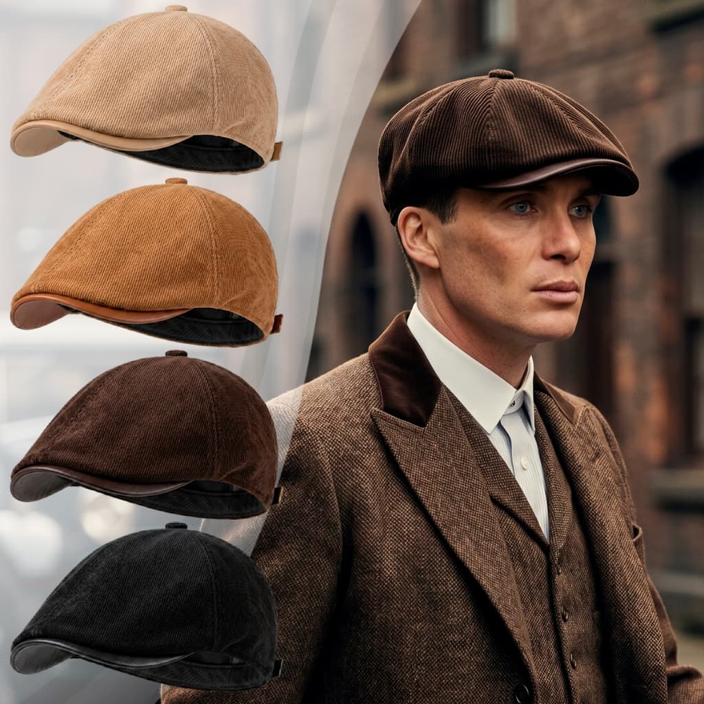 Boina Retro Chapéu Peaky Blinders Serie Estilo Britânico Moda Unissex Clássico Viagens Passeios Cap