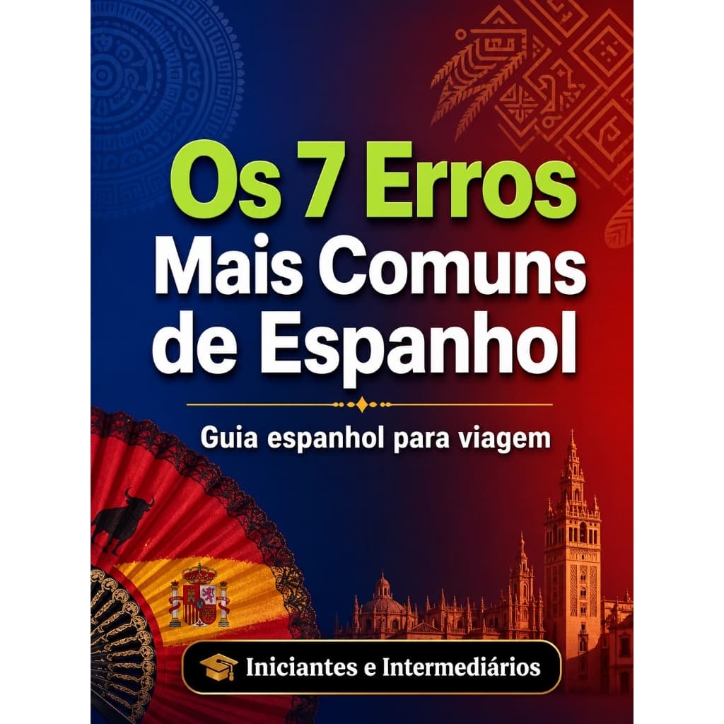 ✈️Guia Livreto espanhol para viagens com os erros  Mais Comuns do Espanhol  🌎