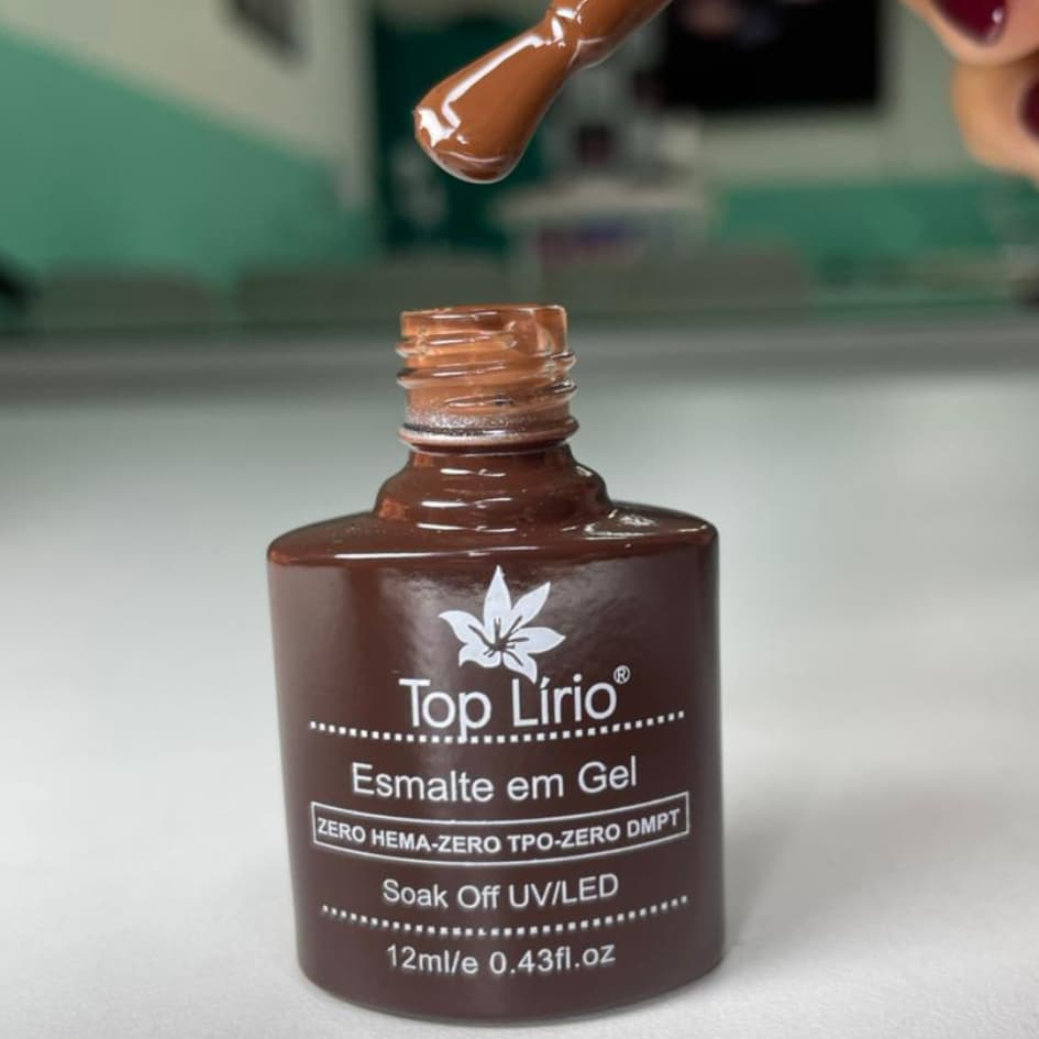 Esmalte em Gel Top Lírio Soak Off UV/LED 12ml Coleção B