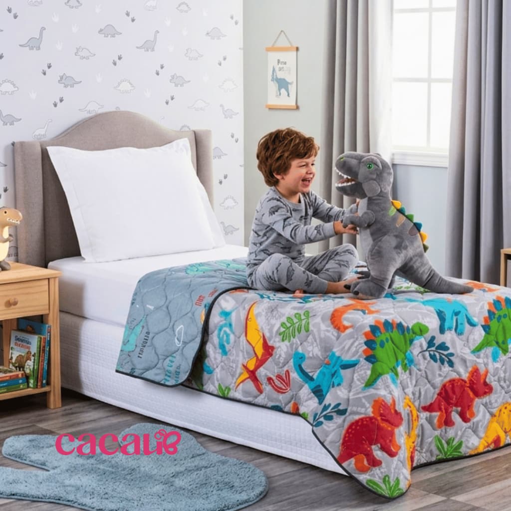 Edredom Infantil Estampado Dupla Face – Conforto e Diversão na Cama