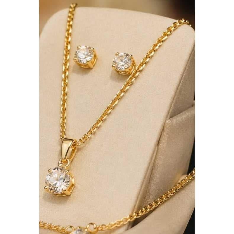 Kit Semi Joias Femininas Banhadas a Ouro 18K ✨ Não Escurece + Envio Rápido