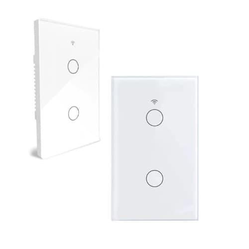 Interruptor Inteligente Wi-Fi Touch Screen Compatível com Alexa e Google Home 2,4 GHz